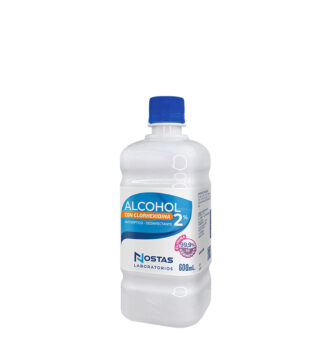 ALCOHOL CON CLORHEXIDINA 2% Antiséptico desinfectante - 600mL